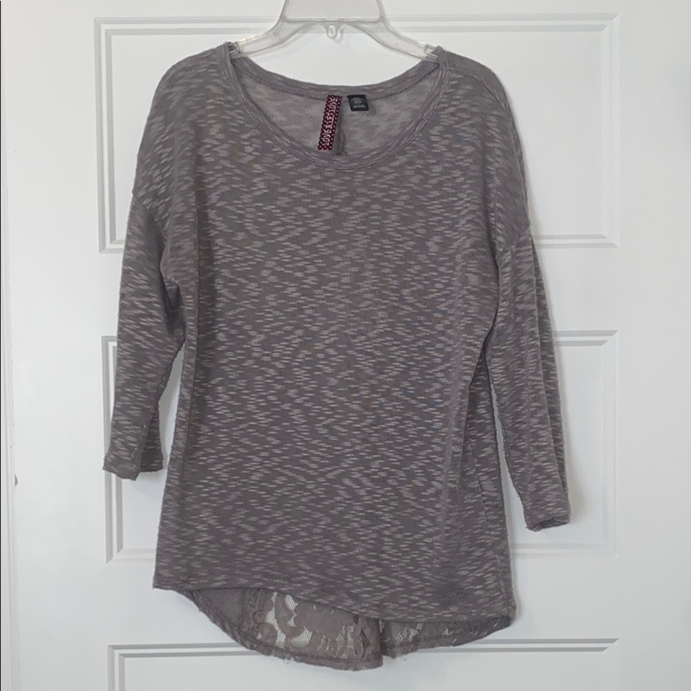 Love & Let Love Gray Women's Top